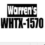 Warren's WHTX 1570 - WHTX